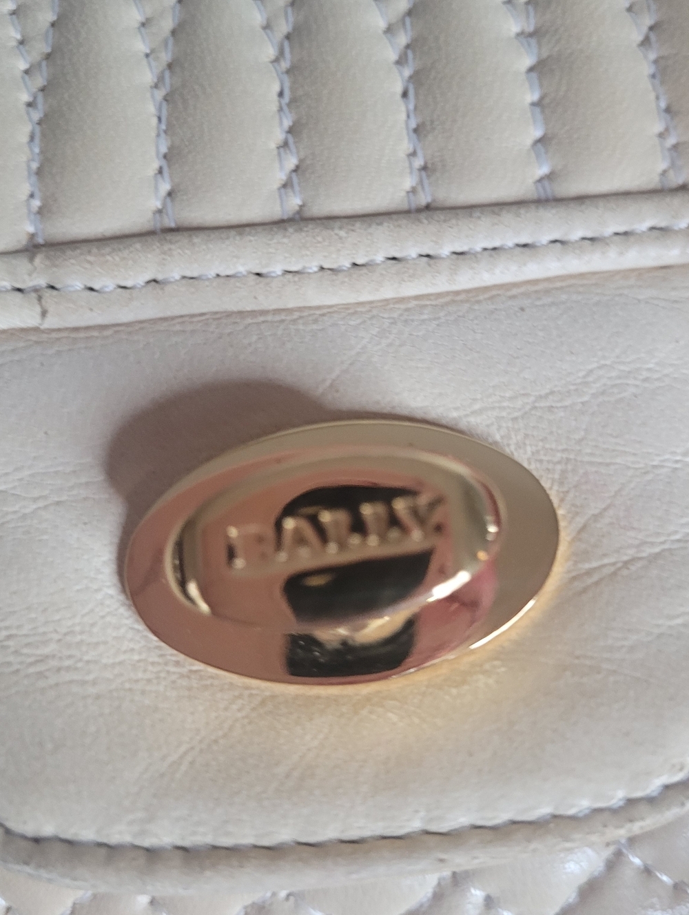 BALLY Bag Chain Shoulder Bag Leather Bag - Picture 4 of 15